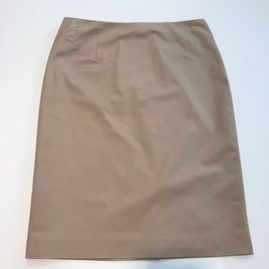 Ann Taylor Khaki Skirt